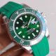 AAA Swiss Replica Rolex Hulk Submariner 3135 Oysterflex Strap Green Dial Watch 40mm (2)_th.jpg